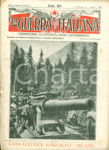 Giornale, rivista storica 1916 LA GUERRA ITALIANA WW1 Spigolature di guerra sul MONTE NERO DANNEGGIATA 1