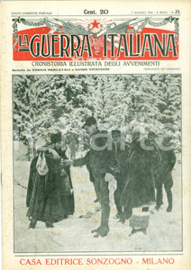 Giornale, rivista storica 1916 LA GUERRA ITALIANA WW1 Obiettivi strategici austriaci nella VALSUGANA 1
