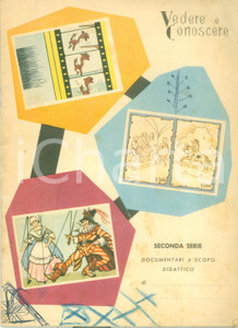 Oggetto da collezione cartaceo 1950 VEDERE E CONOSCERE Quaderno scolastico Seconda serie 1