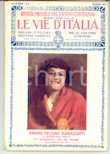 Giornale, rivista storica 1923 LE VIE D ITALIA TCI Festa della Croce all ASMARA  MASCAL Anno XXIX n°5 1