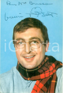 Autografo originale 1964 MUSICA Cantante attore Henri TISOT Fotografia seriale con AUTOGRAFO 1
