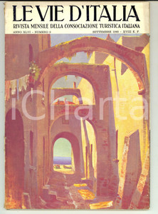 Giornale, rivista storica 1940 LE VIE D ITALIA TCI Via romanomedievale di Monte Bardone Anno XLVI nÂ° 9 1