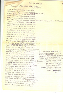 Autografo originale 1958 MILANO Paolo Ettore SANTANGELO e la sua opera di alta cultura Autografo 1