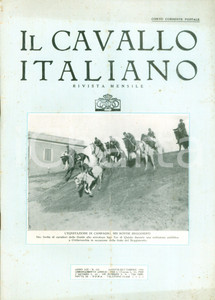 Giornale, rivista storica 1935 IL CAVALLO ITALIANO Rivista FISE Equitazione di campagna nei Reggimenti 1