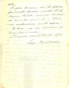 Autografo originale 1946 ARBIZZANO DI VALPOLICELLA Senatore Luigi MESSEDAGLIA Lettera AUTOGRAFA 1