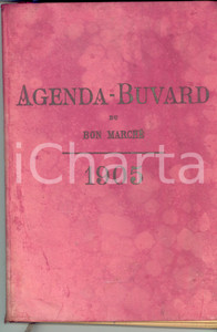 Oggetto da collezione cartaceo 1905 PARIS AgendaBuvard du BON MARCHE  Illustrata DANNEGGIATA 1
