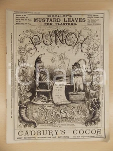 Giornale, rivista storica 1902 LONDON Rivista PUNCH n. 3186 Giornale satirico ILLUSTRATO 1