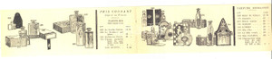 Materiale pubblicitario d’epoca 1920 PARIS Faubourg StHonorÃ© LALANNE parfumeur Catalogo ILLUSTRATO 15x6 cm 1