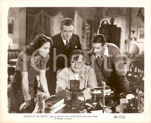 Fotografia d epoca originale 1941 MUTINY IN THE ARCTIC Richard ARLEN Andy DEVINE Addison RICHARDS Foto scena 1