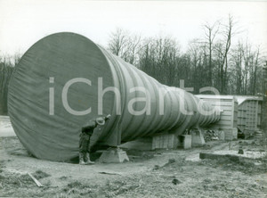 Fotografia d epoca originale 1970 STUTTGART Canale vento Institut Aero und Gasdynamik Technischen Hochschule 1