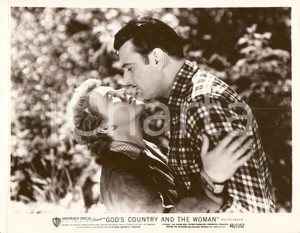 Materiale cinematografico d’epoca 1937 GOD S COUNTRY AND THE WOMAN Bacio tra George BRENT Beverly ROBERTS Foto 1