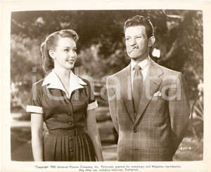 Fotografia d epoca originale 1950 THE MILKMAN Donald O CONNOR fa boccacce a Piper LAURIE Foto di scena 1