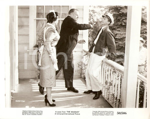 Fotografia d epoca originale 1950 THE MILKMAN Frank NELSON tira pugno a Donald O CONNOR Foto di scena 1