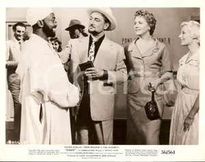 Fotografia d epoca originale 1955 OASIS Pierre BRASSEUR MichÃ¨le MORGAN Cornell BORCHERS Foto di scena 1