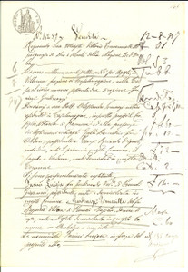 Documento originale, autentico 1907 VILLANOVA CR Luigia FURINI vende e Emerilla GARDINAZZI quota casa 1