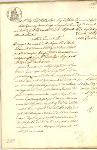 Documento originale, autentico 1871 GAMBINA BARCHETTI / ROBECCO CR Donazione cascina Giacomo QUAINI ai figli 1