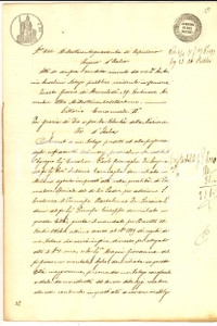 Documento originale, autentico 1871 CREMONA Principe Bartolomeo DE SORESINA VIDONI vende casa Contrada Diritta 1