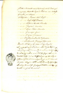 Documento originale, autentico 1866 ISOLA DOVARESE Affrancazione eredi ZANUCCHI vs Pio Luogo SAN GIUSEPPE 1