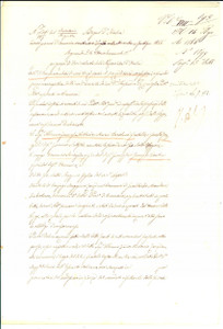 Documento originale, autentico 1866 GRONTARDO CR Fratelli ZORZA vendono CAMPO CASTAGNO a Giuseppa CONTINI 1