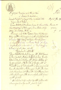 Documento originale, autentico 1899 CASALMAGGIORE Revoca mandato VALENTINI  STORTI a Pietro BELLETTI 1