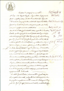 Documento originale, autentico 1892 SCANDOLARA RAVARA Annunciata e Carolina BOTTINI vendono campi ai fratelli 1