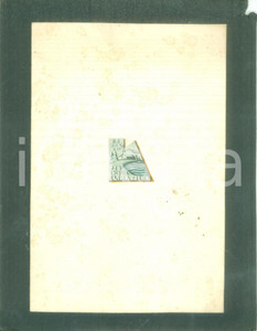 Stampa, bozzetto originale 1938 FASCISMO Pro colonie climatiche Bozzetto DISEGNATO A MANO per medaglietta 1