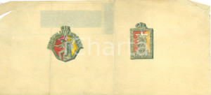 Stampa, bozzetto originale 1940 MILANO GIL Campionato Nazionale Atletica Leggera Bozzetto DISEGNATO A MANO 1