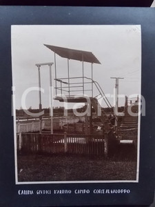 Fotografia d epoca originale 1920 ca BANGKOK Ippodromo Corse al galoppo  Cabina giudici d arrivo Foto 1