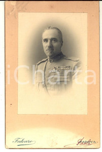 Fotografia d epoca originale 1922 REGIO ESERCITO Ritratto del tenente generale Paolo CORNARO Foto FALCARO 1