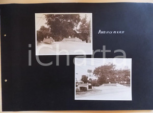 Fotografia d epoca originale 1920 ca BANGKOK THAILANDIA Nuovi ponti in cemento armato  2 Foto RARE 1