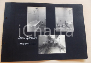 Fotografia d epoca originale 1920 ca BANGKOK THAILANDIA Nuovo Hotel TROCADERO  Interni  Lotto 3 foto RARE 1