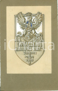 Stampa, bozzetto originale 1936 TRIESTE Associazione Arma Cavalleria Bozzetto DISEGNATO A MANO per medaglia 1