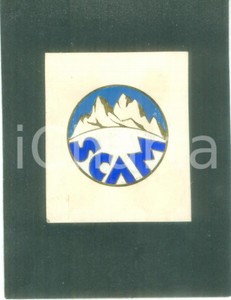 Stampa, bozzetto originale 1935 ca MELZO Società Alpinistica SCAM Bozzetto DISEGNATO A MANO per medaglia 1