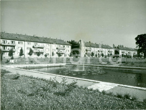 Fotografia d epoca originale 1950 ca MARTIN SLOVACCHIA Un nuovo quartiere della cittÃ  Vera fotografia 1