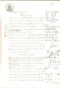 Documento originale, autentico 1904 VICOBONEGHISIO Divisione beni del defunto Ermenegildo FAZZI Manoscritto 1
