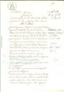 Documento originale, autentico 1881 DUEMIGLIA/ CREMONA Michele TREVISAN vende cascina ad Alessandro SOLDI 1