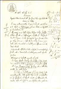Documento originale, autentico 1906 VICOBELLIGNANO CR Contratto locazione tra Basilia AROLDI e Luigi BRUNONI 1