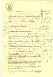 Documento originale, autentico 1905 GUSSOLA CR Antonio CARBONI vende campo RONCO all ing. Alessandro BOZZETTI 1