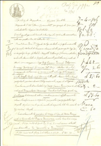 Documento originale, autentico 1906 TORRICELLA DEL PIZZO Giacomo Primo ROSSI vende campo a Carolina RIGOLLI 1