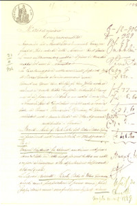 Documento originale, autentico 1908 MARTIGNANA DI PO CR Fratelli BOZZETTI vendono casetta ad Antonio VEZZONI 1