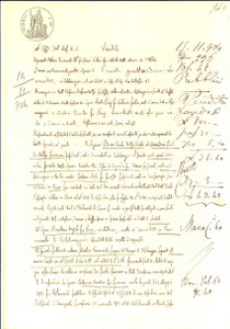 Documento originale, autentico 1904 CAMMINATA/ CASALMAGGIORE Carlo BINI vende piccola casa ad Angelo BERTANI 1