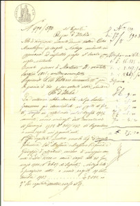 Documento originale, autentico 1908 CORTE DE  FRATI Divisione ereditaria sostanza abbandonata Francesco SCOLARI 1