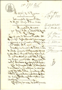 Documento originale, autentico 1895 OSSALENGO CR Barbara LANFRANCHI vende metÃ  podere ad Antonio SANTINI 1