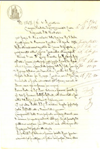 Documento originale, autentico 1894 GUSSOLA Antonio e Giacomo NEVI vendono campo VALDOVIA ad Angelo PIACENTINI 1