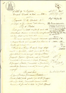 Documento originale, autentico 1886 GRONTARDO Fratelli BODINI vendono casa con orto a Carolina SOLDI 1