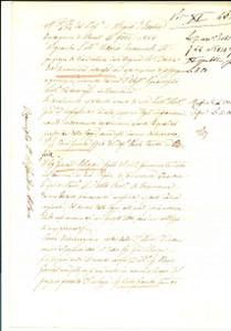 Documento originale, autentico 1865 DUEMIGLIA/ CREMONA Prestito di Giovanni SILVESTRI a Odone GAMBA 1