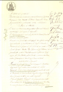 Documento originale, autentico 1904 BRUGNOLO CR Luigi e Angelo VEZZONI versano il saldo a Egidio FERRARI 1