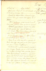Documento originale, autentico 1865 CREMONA Contratto di mutuo tra Giuseppe CREMONESI e ClaraLuigia GUARNERI 1