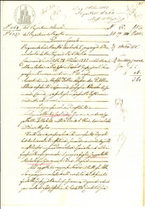 Documento originale, autentico 1883 DUEMIGLIA CREMONA Procura di Carolina BOCCHI al figlio Michele CAPPELLETTI 1