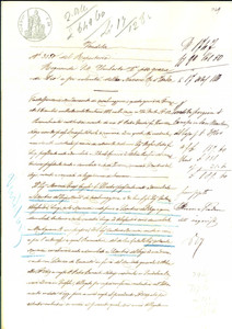 Documento originale, autentico 1881 SAN MARTINO DEL LAGO Fratelli MARENZI vendono campo a Elisabetta MANINI 1